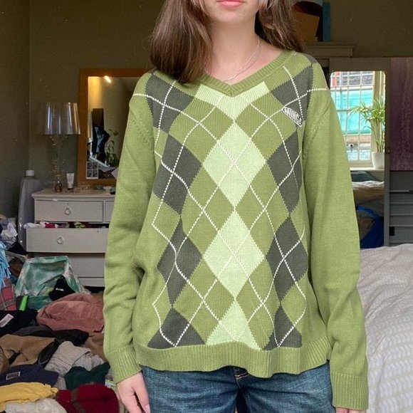 Minga London Tops - Minga London Women's Green Jumper